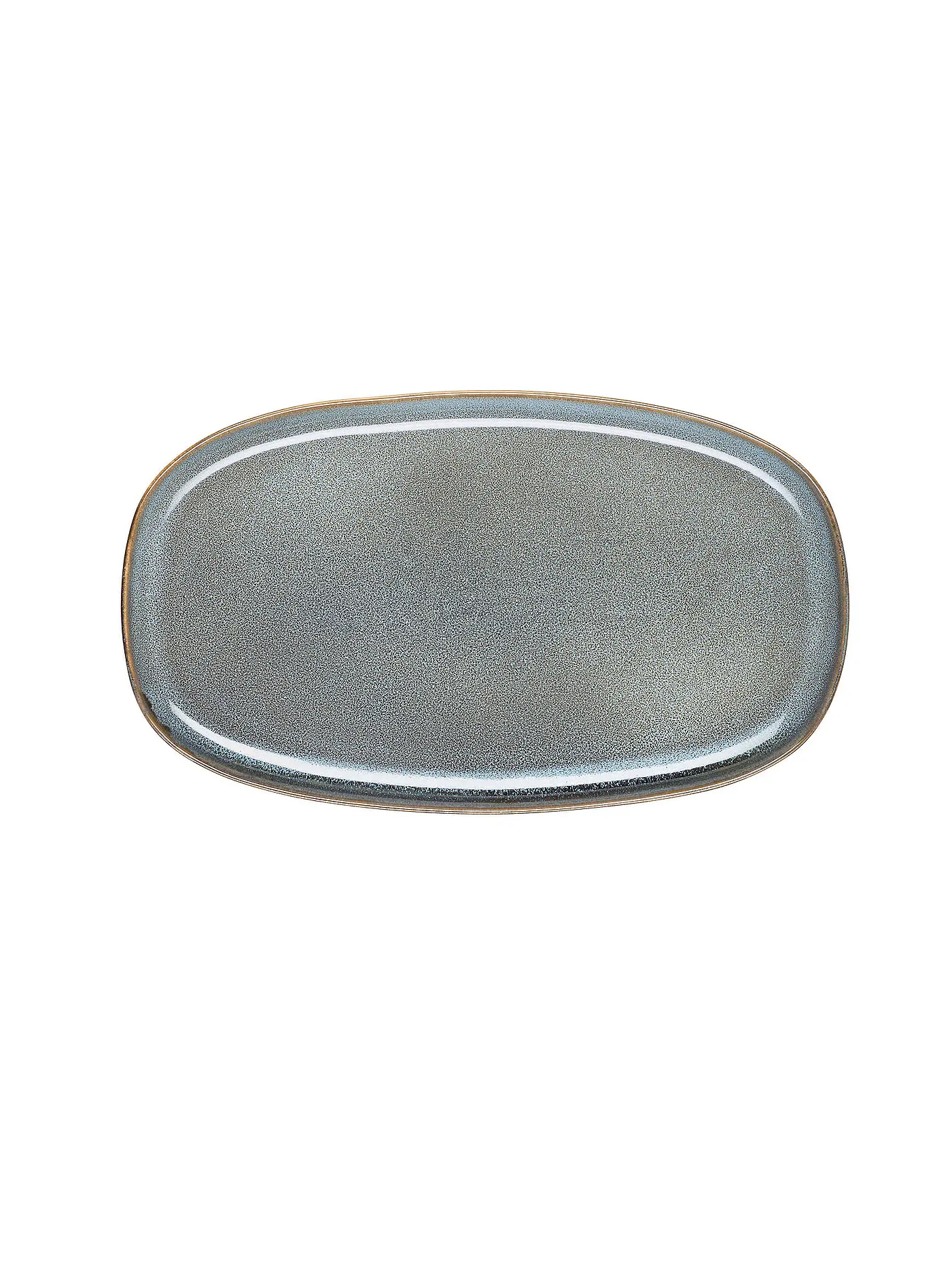 ASA SELECTION | Platte oval 31x18cm  Saisons Midnight Blue | hellblau